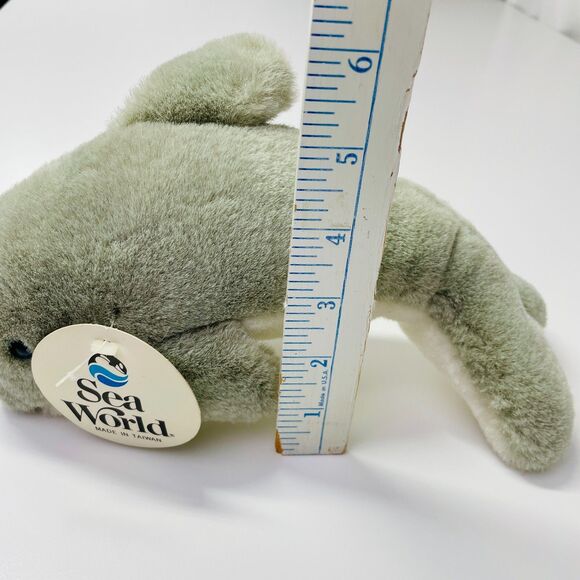 Vintage Plush Dolphin Sea World Vintage Theme Park Animal Dolphin NWT VTG Toy - Picture 11 of 13